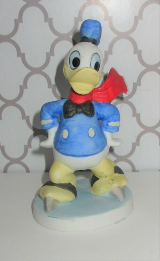 Vintage Donald Duck Porcelain Figure Figurine Walt Disney Production