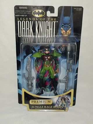 Vintage Kenner Batman Figure Legends Of The Dark Knight Jungle Rage Robin Moc