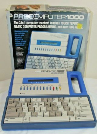 Vintage Vtech 1988 Video Technology Pre Computer 1000 Educational Computer Toy