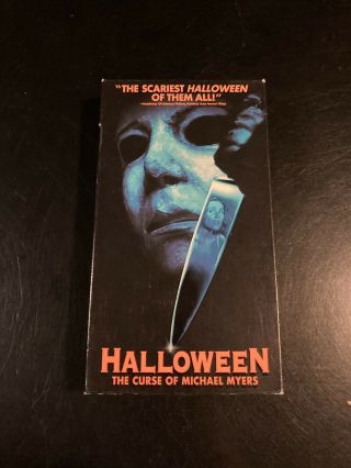 Halloween 6: The Curse Of Michael Myers Vhs Horror Vintage Cult Rare Slasher