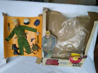 Ideal Captain Action Steve Canyon Uniform And Equipment With Box 1966