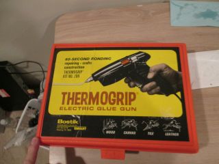 Vintage Usm Corp Thermogrip Model 207 Electric Hot Glue Gun With Case