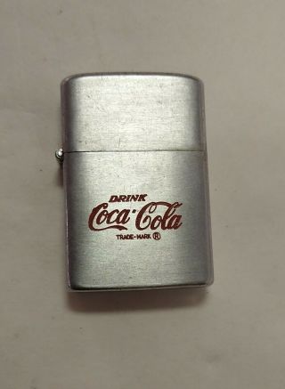 Vintage Drink Coca - Cola Pocket Lighter Rare Made In Japan