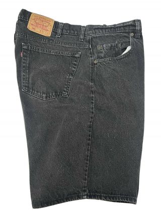 Vintage 90s Levis 560 Jean Shorts - Usa Made - Mens Size 42 (40) Black