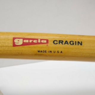 Vintage Garcia Cragin Squash Racquet,  Hornet,  Wood 3 Oval,  Cragin Cover,  USA 2