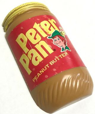 Vintage Half Jar Magnet Of Peter Pan Peanut Butter 1960 