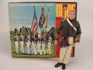 1964 Hasbro Gi Joe West Point Cadet Army Soldier Action Figure W/ Uniform Box