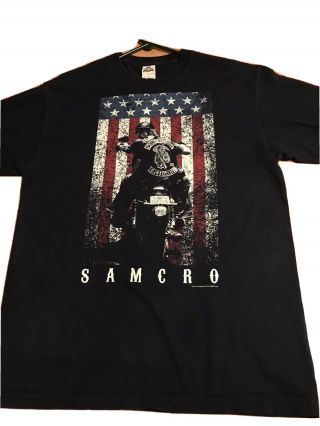 Official Sons Of Anarchy Samcro Biker T - Shirt