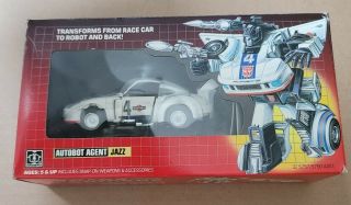 Vintage G1 Transformers Jazz Autobot 1984