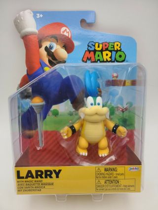 Wave 2021 World Of Nintendo Larry Koopa 4” Mario,  Jakks Pacific