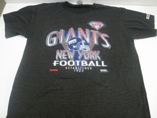 Vtg 1994 Nfl York Giants Football Striped T Shirt Tagged Trench Xl
