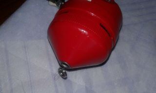Rare Red Vintage Zebco 205 Spincasting Reel - size of 202 2