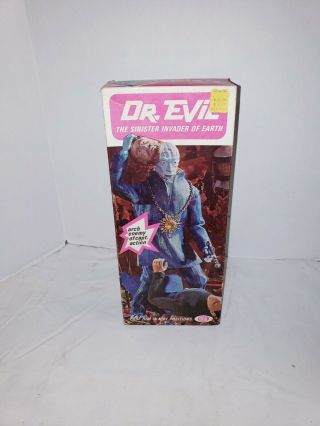 Vintage 1968 Ideal Captain Action Dr Evil Doll W/ Divider