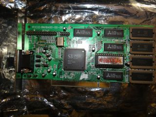 S3 Virge/dx 4mb Pci Video Card Color Max Vintage Graphics