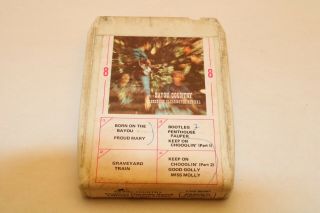 Vintage Creedence Clearwater Revival Bayou Country 8 Track Tape Rock Ccr