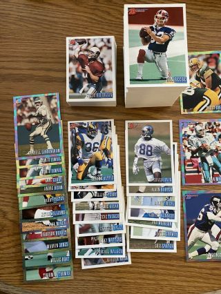 1993 BOWMAN NFL FOOTBALL OPENED BOX - Vintage Over 325 cards stars RCs commons 2