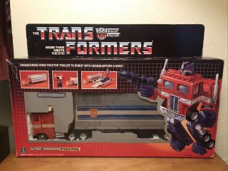 Transformers G1 Vintage Optimus Prime 100 Complete T4