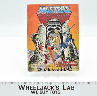 The Menace Of Trap - Jaw Mini Comic He - Man Masters Of The Universe Motu Mattel