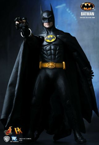 Hot Toys Batman Dx09 1/6 Action Figure 1989 Version Michael Keaton