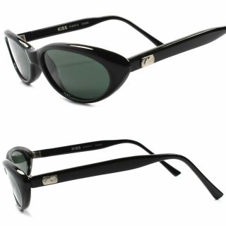 Old Fashioned Classic Vintage 50s 60s Womens Black Cat Eye Sunglasses