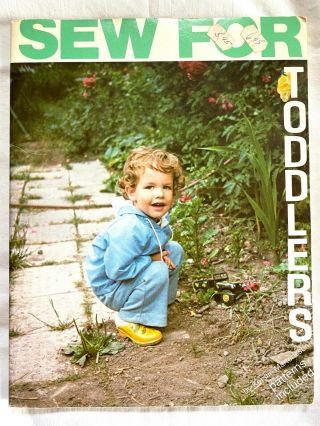 Vintage 1970s Kwik Sew For Toddlers Patterns Book Kerstin Martensson Kids Sewing