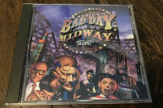 Residents Bad Day On The Midway Pc/mac Cd - Rom 1995 Mystery Game Vintage Rare