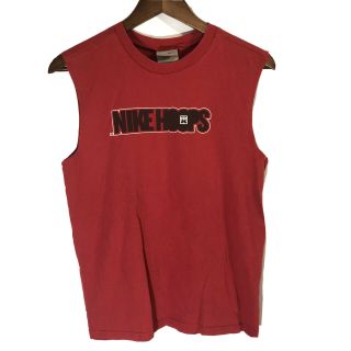 Vtg Nike Mens Sleeveless Shirt Fits Size Small Cut Off Hoops Basketball Swoosh
