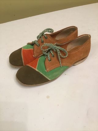 Vintage Retro Womens Bowling Shoes 70 