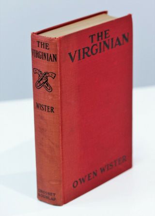 Vintage The Virginian By Owen Wister 1929 Hardcover Book