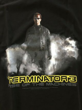 Rare T - 3 Promo 2003 Arnold Schwarzenegger Up In Smoke T Shirt Xl