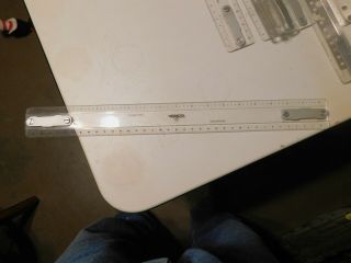 Vintage Vemco,  P - 2,  18 Inch,  Drafting Machine Scale Tool Ruler