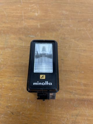 Vintage Minolta Electroflash - 3 Non - Cord Electronic Flash