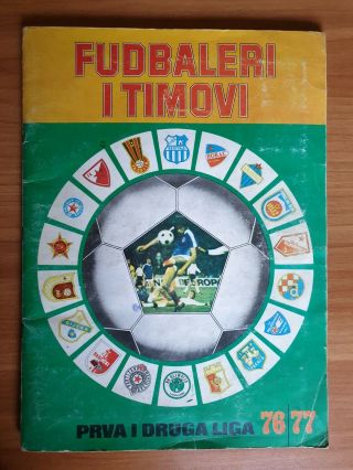Album Yugoslavia Football Clubs And Players 1976/77 Missing 4 Stickers Rare