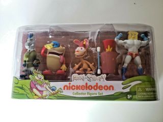 Ren And Stimpy Collector Figure Set Of 5 Nickelodeon 2017