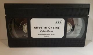 Vtg Alice In Chains - Music Bank - The Videos (VHS,  2000) Layne Staley Grunge 3
