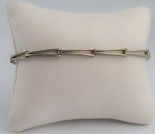 Vintage Sterling 925 Silver Bracelet Made In Italy 7 " Size
