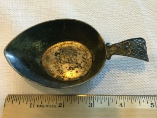 Vtg Homan Silver Plate Co.  Sick Call Container Scoop Bowl Pat 