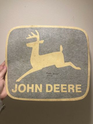 John Deere Decals Sticker Vintage Jd Sticker Huge Jd Decal Vintage Jd