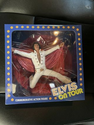 Neca Elvis Presley " Presley Live In 1972 " 7 " Action Figure In Hand Rare