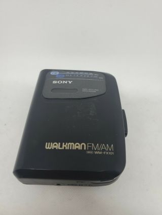 &workingsony Walkman Vintage Wm - Fx101 Stereo Cassette Player Fm/am Radio