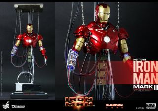 Hot Toys Ds 003 Iron Man Mark Iii 3 (construction Version)