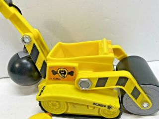 Paw Patrol Rubble Steam Roller Construction Truck Vehicle Wrecking Ball Figure 3