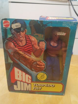 Torpedo Fist From Big Jim Mattel Vintage Action Figure
