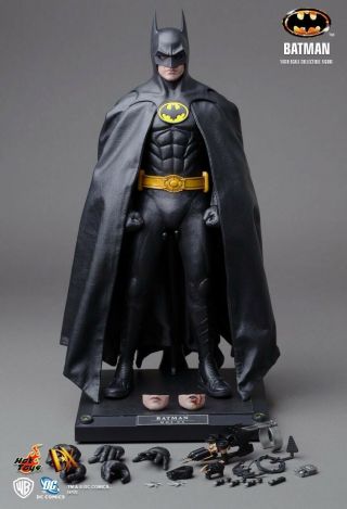 Hot Toys Batman Dx09 1/6 Action Figure 1989 Mib Michael Keaton.  Us Shipper