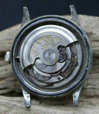 1950s Benrus Automatic Wrist Watch Eg 135 25j 33.  5mm Dia Self - Winding (r3aa2)