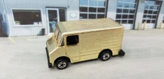 Vtg‼ Rare‼ 1988 Hot Wheels Medic Van 2519 20th Anniversary Gold Chrome Van Car