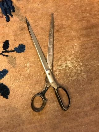 Vintage 12 " Clauss Tailor Seamstress Scissors Usa