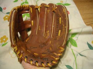 Vintage Wilson Dave Righetti Medium Baseball Glove,  Vg,  Lqqk,  Read