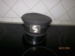 Vintage Gray S.  E.  P.  T.  A.  Conductors Hat For Philadelphia Local Train Line