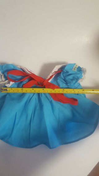 Vintage Cabbage Patch Clothes Outfit Sailor Dress Two Piece Red Blue Coleco Girl 3
